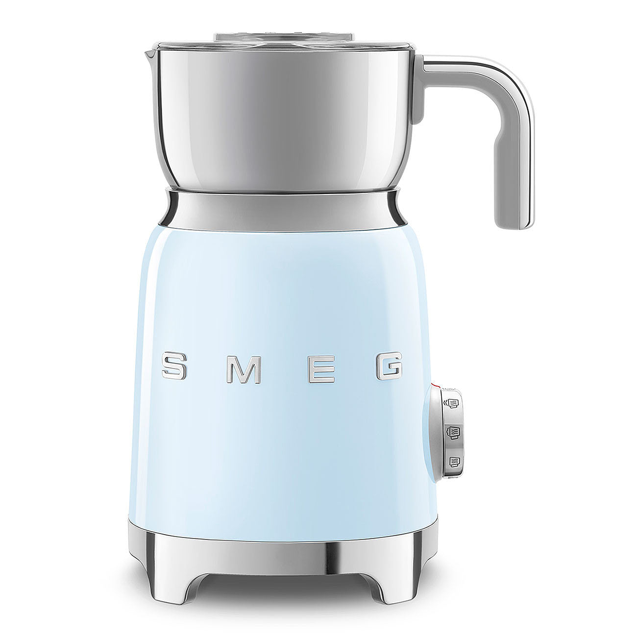 SMEG Milk Frother with 2 Discs (Pastel Blue)