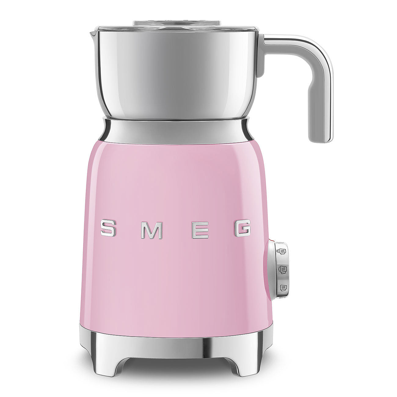 SMEG Milk Frother with 2 Discs (Pink)