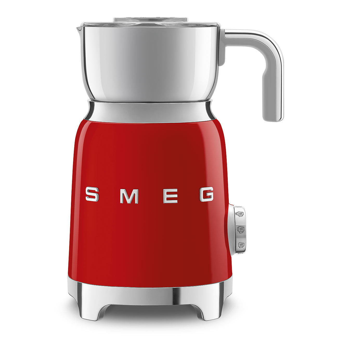 SMEG Milk Frother with 2 Discs (Red)