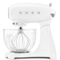 SMEG Stand Mixer 4.8L with Glass Bowl (White)