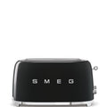 SMEG 4-Slice 2 Long Slots Electric Toaster (Black)