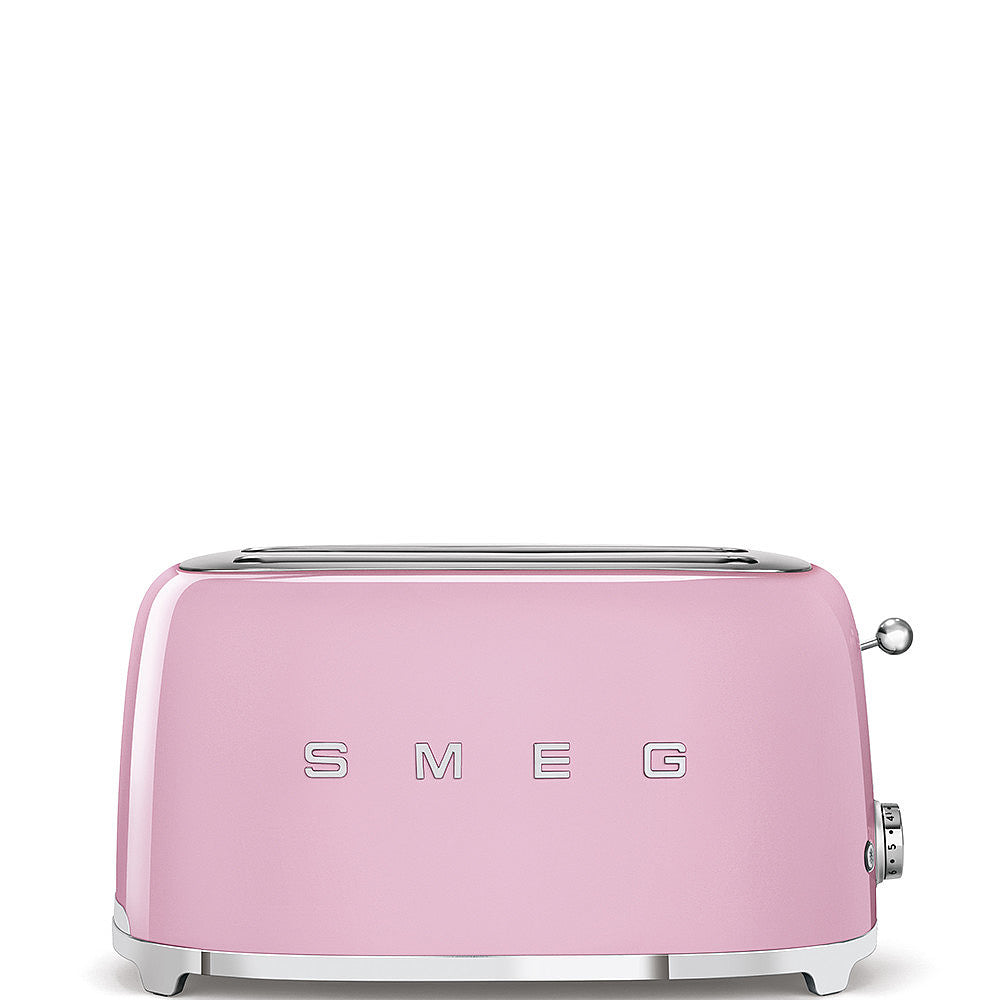 SMEG 4-Slice 2 Long Slots Electric Toaster (Pink)