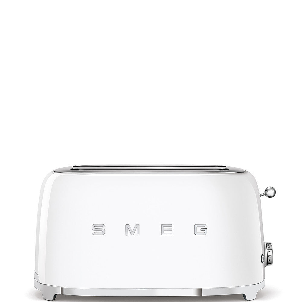 SMEG 4-Slice 2 Long Slots Electric Toaster (White)